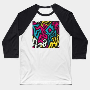 Graffiti geometric Baseball T-Shirt